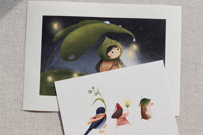 Balíček "Osud" ( A5 print & pohlednice )