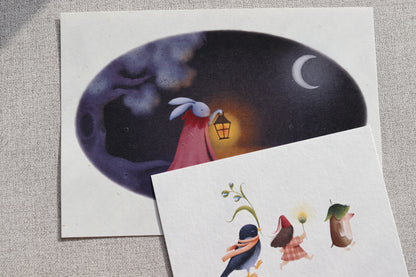 Balíček "Osud" ( A5 print & pohlednice )