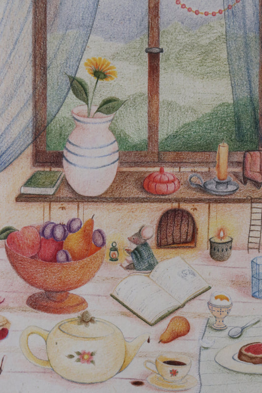 Velký print "Myší piknik"